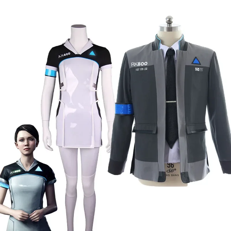 Игра Детройт: стать человеком Коннор RK800 костюм агента Кара Косплей Костюм код AX400