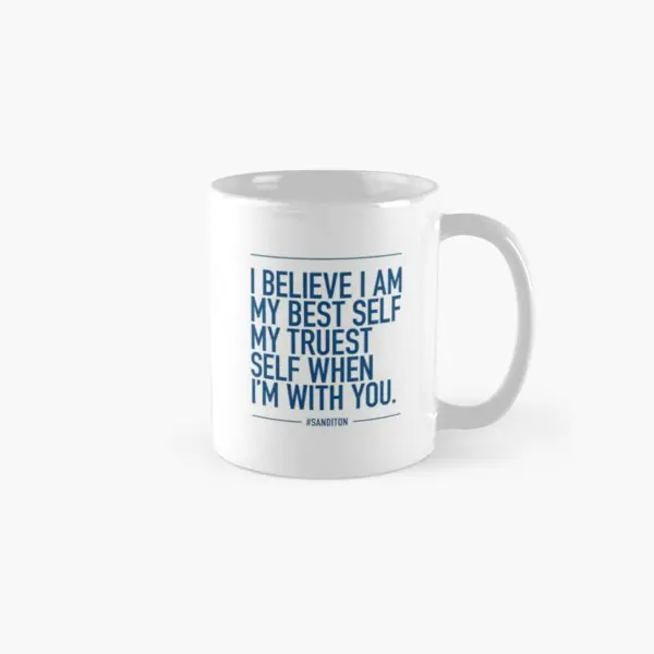 

Sanditon Sidney Quote I Believe I Am M Mug Photo Design Tea Drinkware Handle Round Gifts Simple Printed Coffee Picture Cup