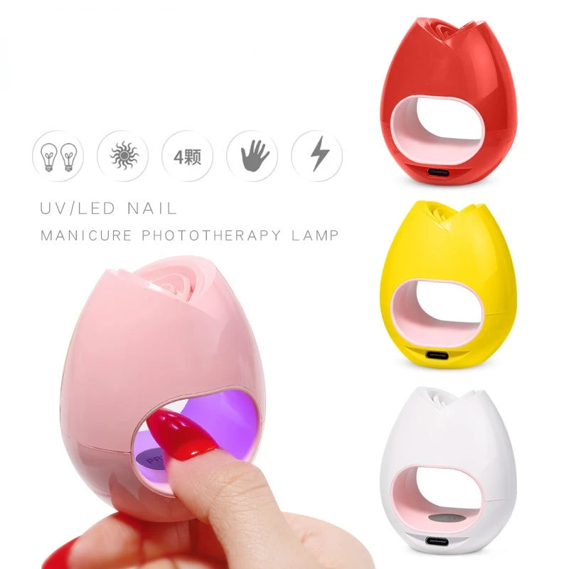 

16W Rose nail Polish lamp Nail Polish Light Therapy machine USB Sunlamp LED quick-drying nail polish glue baking lamp