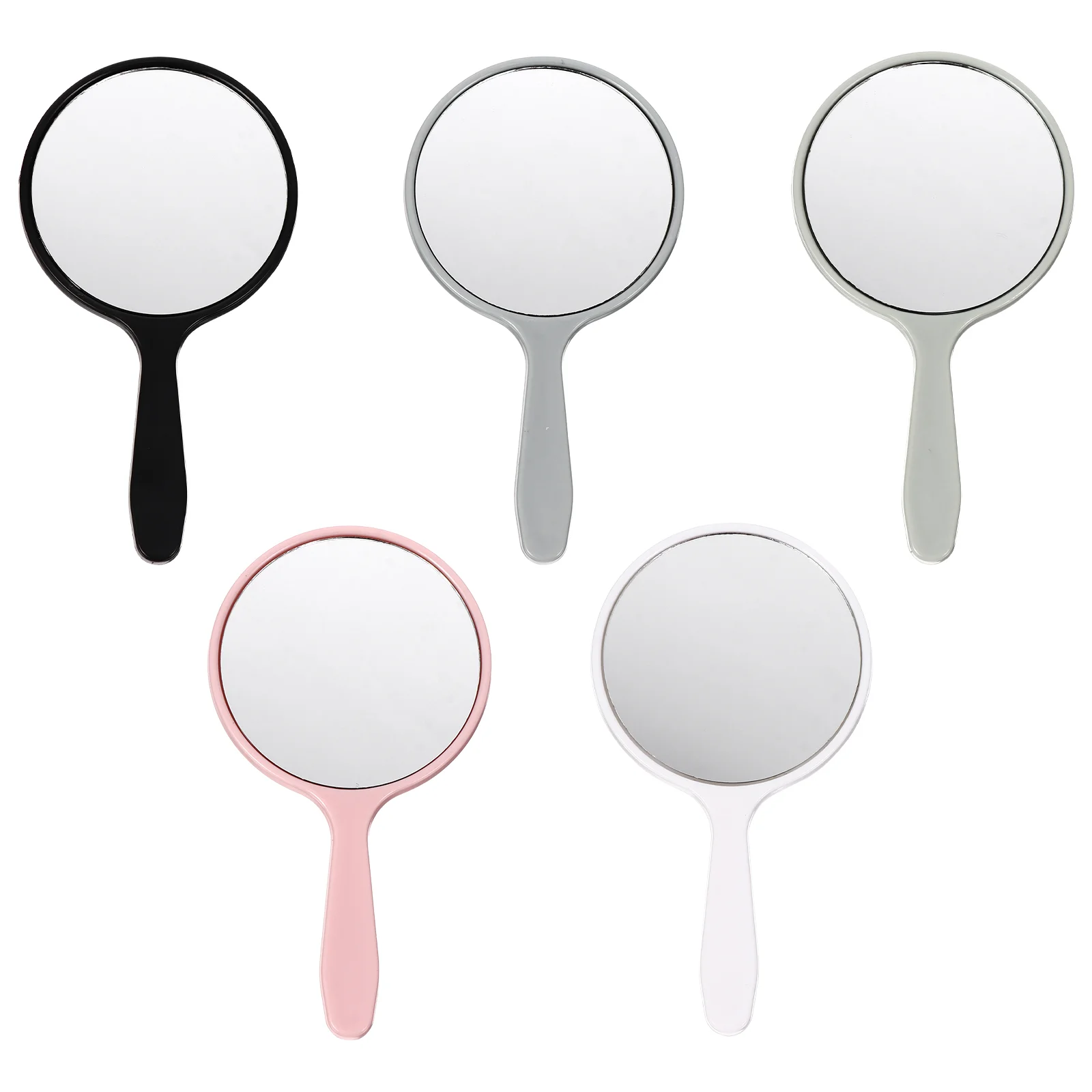 

Mirror Mirrors Makeup Hand Held Portable Handheld Vintage Round Shape Hairdresser Unique Women Vanity Tool Salon Tray Gifts Kids