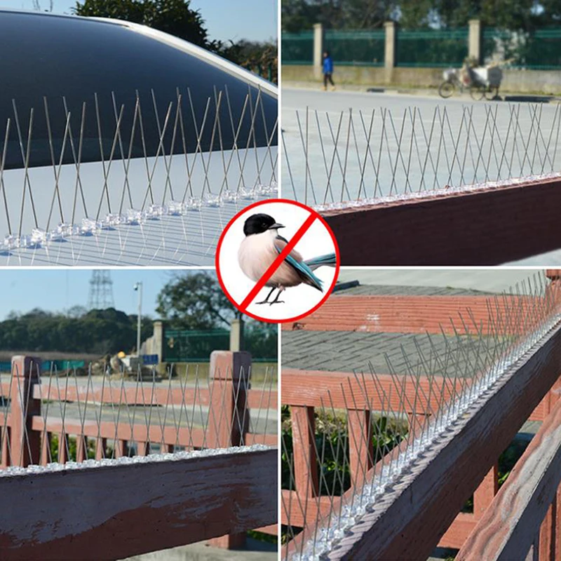 

1PCS Stainless Steel Bird Repellent Spikes Anti Pigeon Nail Bird Deterrent Tools