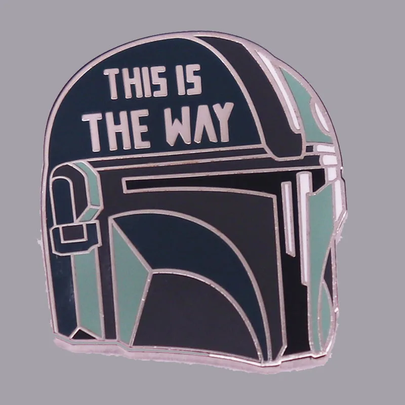 

THIS IS THE WAY Enamel Pins Cool Things Badges on Backpack Brooches Bag Clothes Lapel Pin Jewelry Accessories for Fans Gift