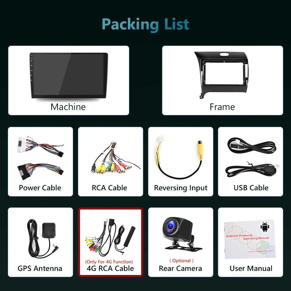 Автомагнитола AMPrime 9 'ɴG Carplay Android мультимедийный видеоплеер для KIA K3 Cerato Forte