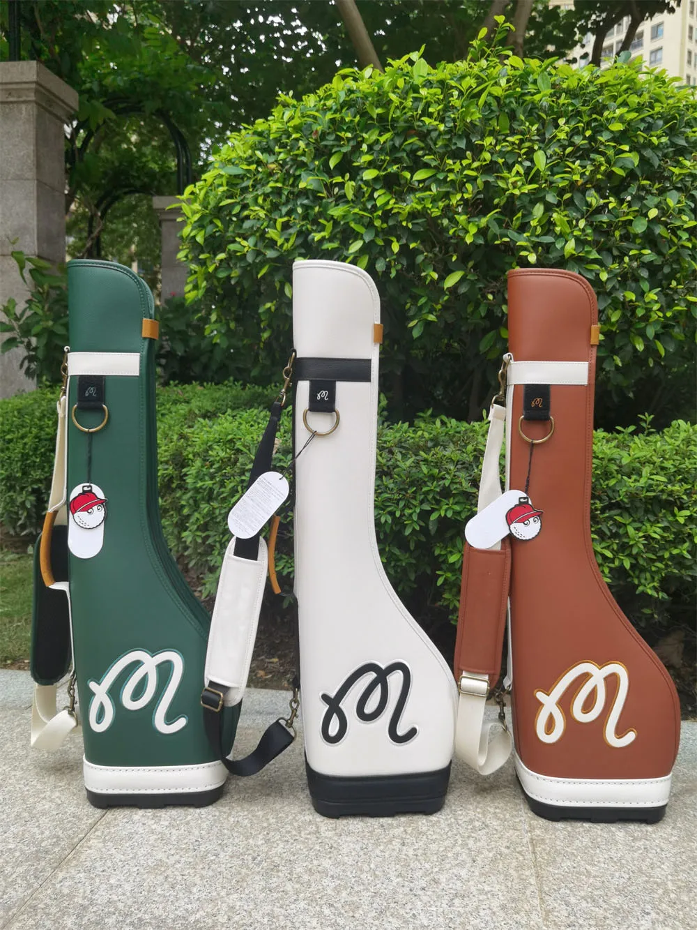 

Golf Gun Bag Light Stand Package White Black Green Brown Color Suitcase