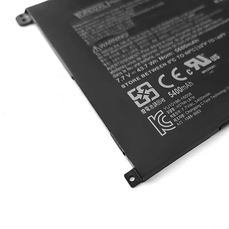 Аккумулятор для ноутбука 7XINbox DR02XL 7 В 5676 Вт-ч 859357 мАч HP Chormebook 11 G5 X9U05UT HSTNN-IB7M 855-859027 421-