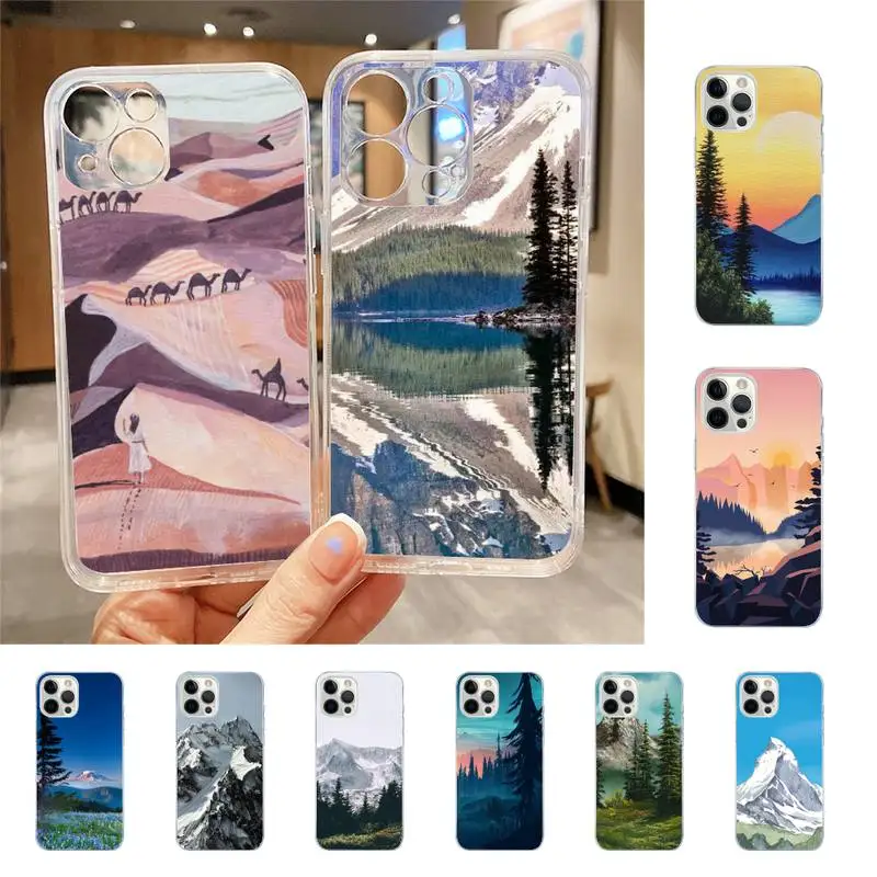 

Forest Scenery Phone Case For Iphone 7 8 Plus X Xr Xs 11 12 13 Se2020 Mini Mobile Iphones 14 Pro Max Case