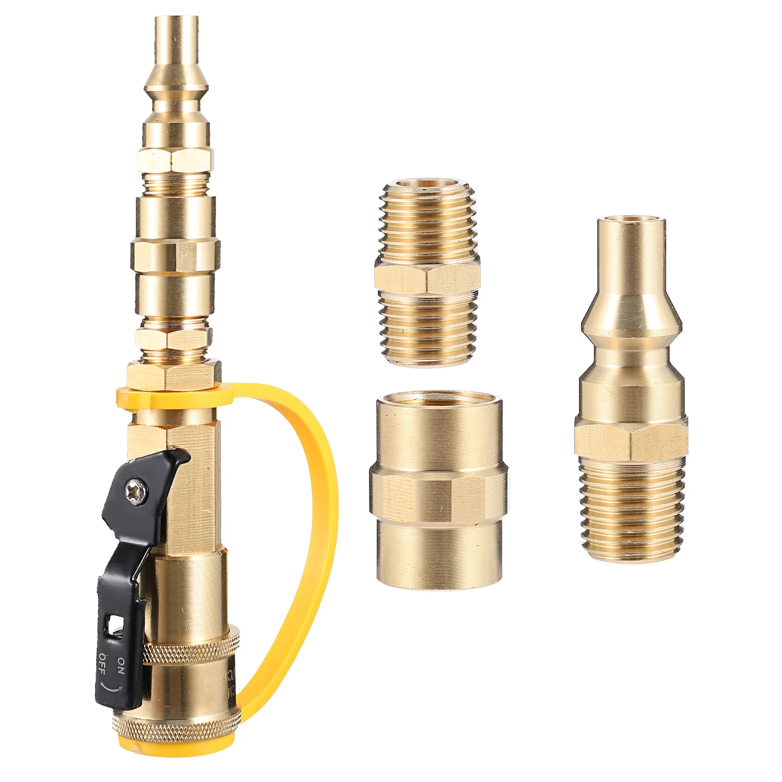 

Propane Adapter Splitter Quick Tank Connector Grill Cylinder Regulator Rv Release Coupler Adapters Gas Connect Hose Fittings