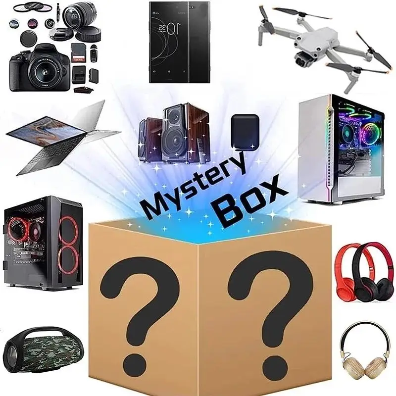 

2023 Christmas Party Lucky Caixa 1pcs Mystery Box Electronics Blind Box New 100% 1pcs Amazing Surprise Gift Novelty Random Item