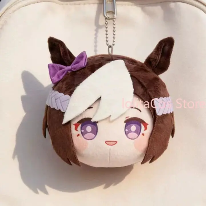 Фото Плюшевая кукла-брелок Uma Musume Oguri Cap Tokai Teio Tamamo Cross Special Week, хлопковый брелок-шарик, аниме-подвеска для сумки, подарок для косплея №3