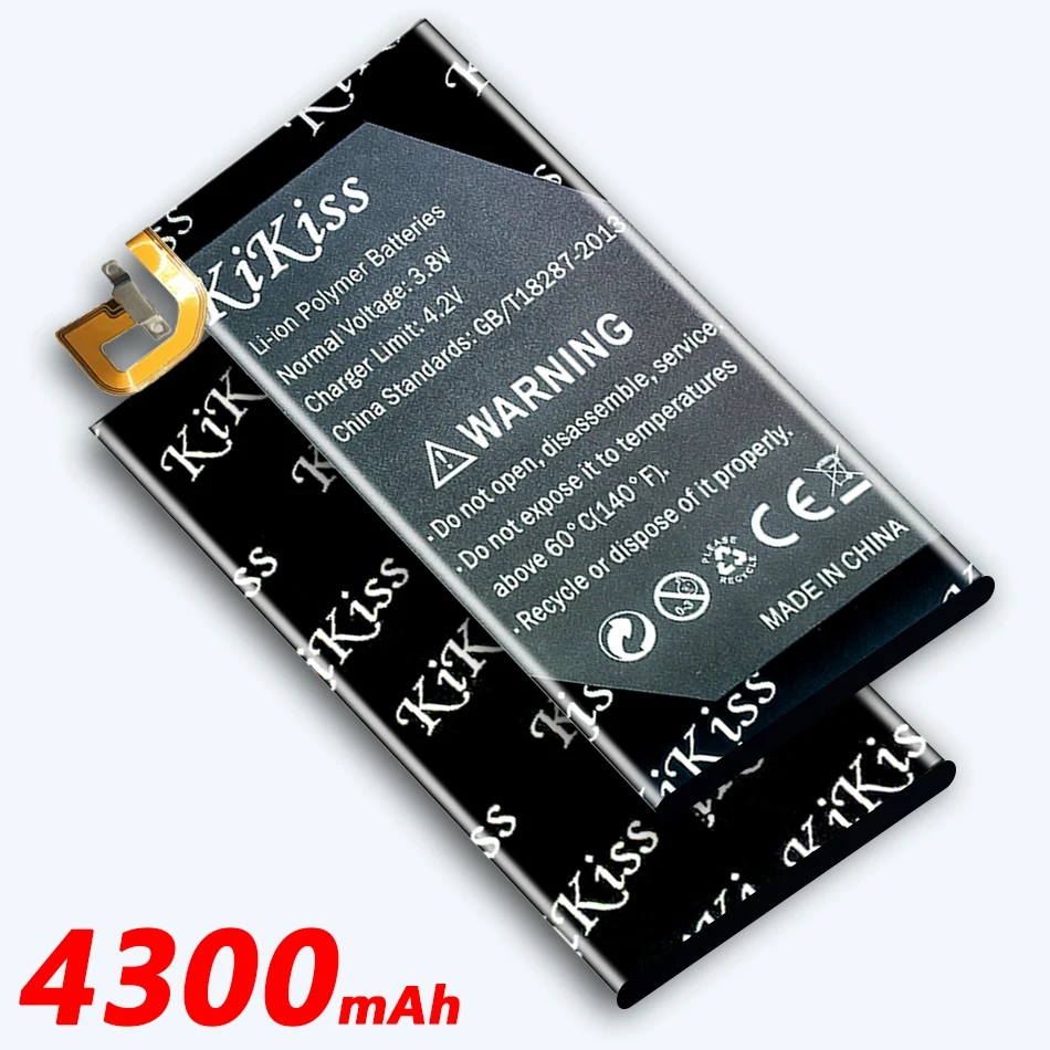 

KiKiss 4300mAh BAT-60122-003 Battery For BlackBerry Priv Cell Phone Replacement Batteries + Gift Tools