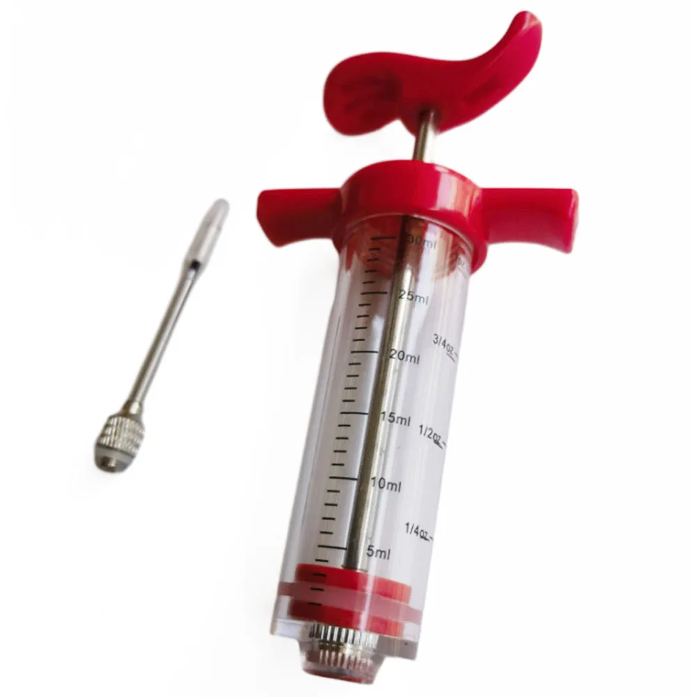 

Meat Syringes Marinade Injector Barbecue Beef Chicken Cooking Utensils Kitchen Tools Needles Poultry Seasoning