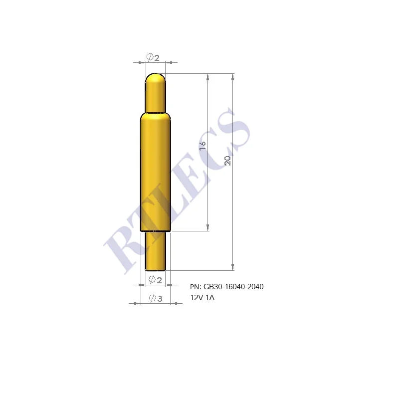 

Разъемы Pogo Pin RTLECS 3.0 мм 1A 2A 3A 5A