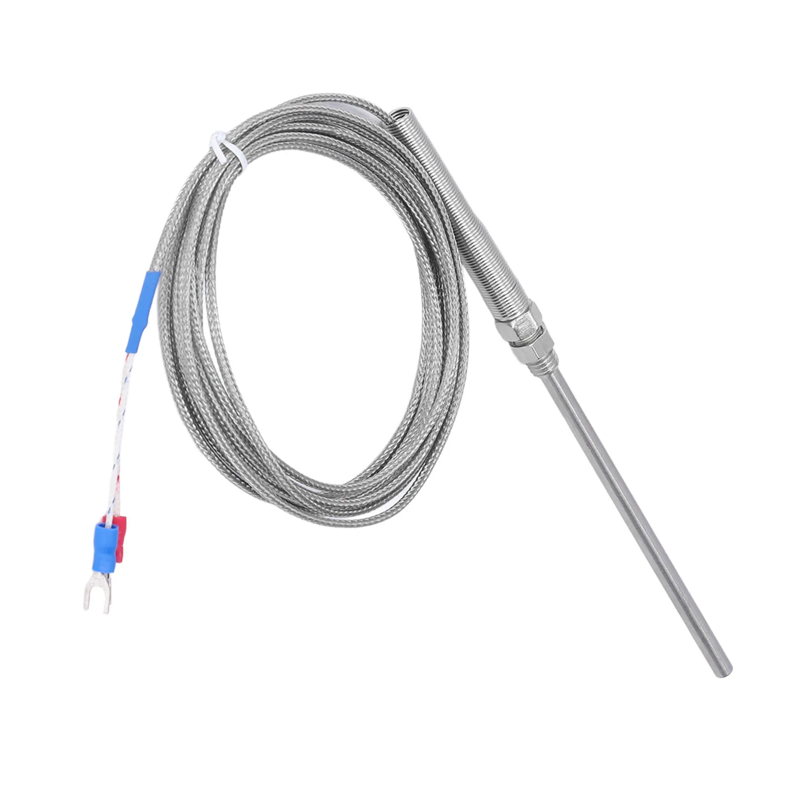 Термопара BERM K-типа Датчик температуры 100 мм Зонд 0-400 ℃ Вспомогательное