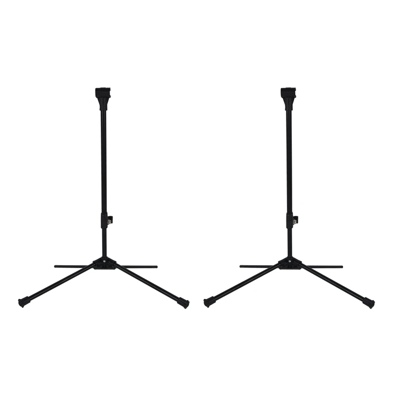 

2X Outdoor Folding Footrest Portable Recliner Footrest Extended Leg Stool Can Be Used With Folding Chair