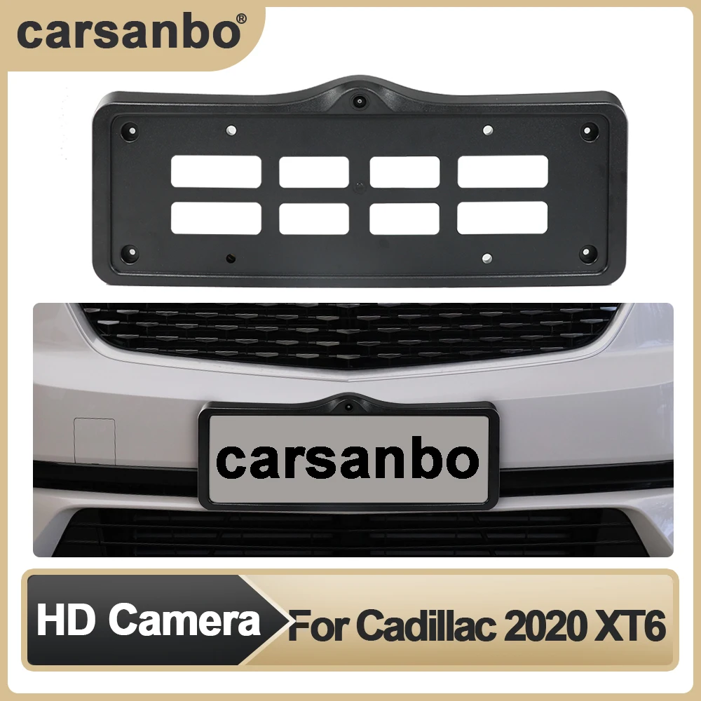 Carsanbo Car Front View OEM Camera HD Night Vision Camera Fisheye Wide Angle 150° Parking Monitoring System for Cadillac 2020XT6
