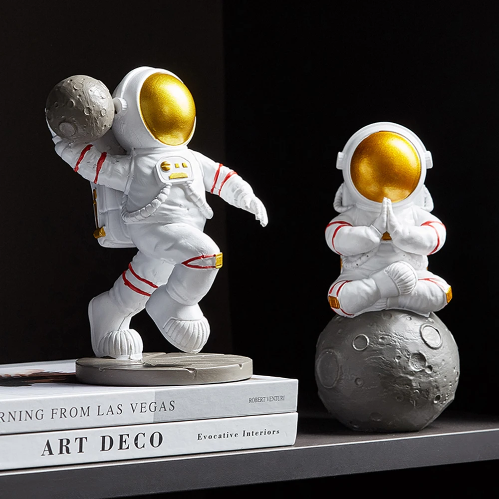 

Astronaut Statue Resin Sculpture Decoration Crafts Home Decoration Accessories Modern Living Room Decor Sculpture Modern Art