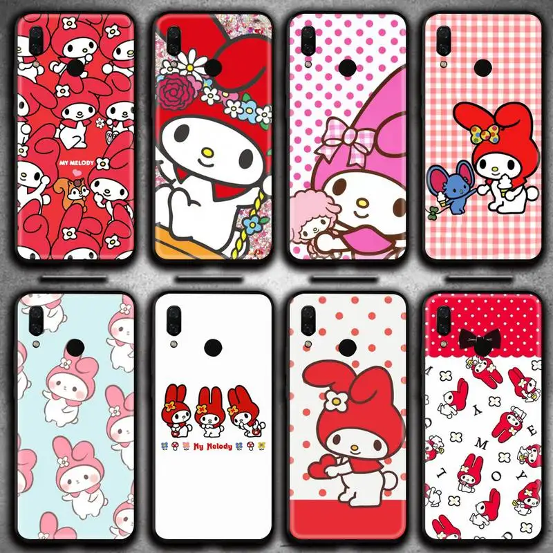 

Cartoon Sanrio My Melody Phone Case for Huawei Y6P Y8S Y8P Y5II Y5 Y6 2019 P Smart Prime Pro