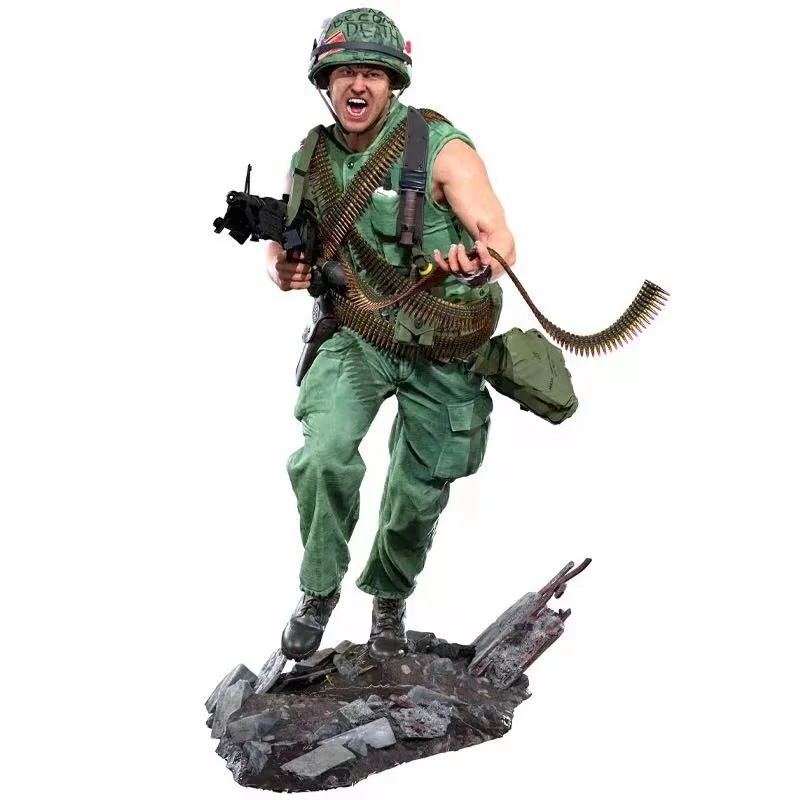 

NX 1/16 1/35 Soldier Stormtrooper Military Action Resin Figure Model Kit Tumei Colorless Self-Assembling Resin Figure Soldier