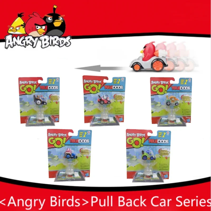 Фото Hasbro Angry Birds 2, классическая киноигра, тематическая серия, игрушка из АБС-пластика, мини-фигурка, модель автомобиля, игрушки, настольное украшение для детей, подарки №2