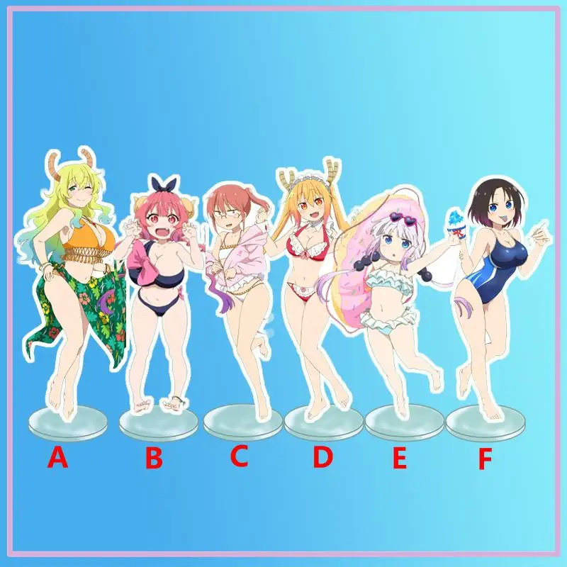 

Anime Stand Miss Kobayashi's Dragon Maid Kanna Kamui Ketsarukoatoru Acrylic Figure Display desktop decoration 15cm