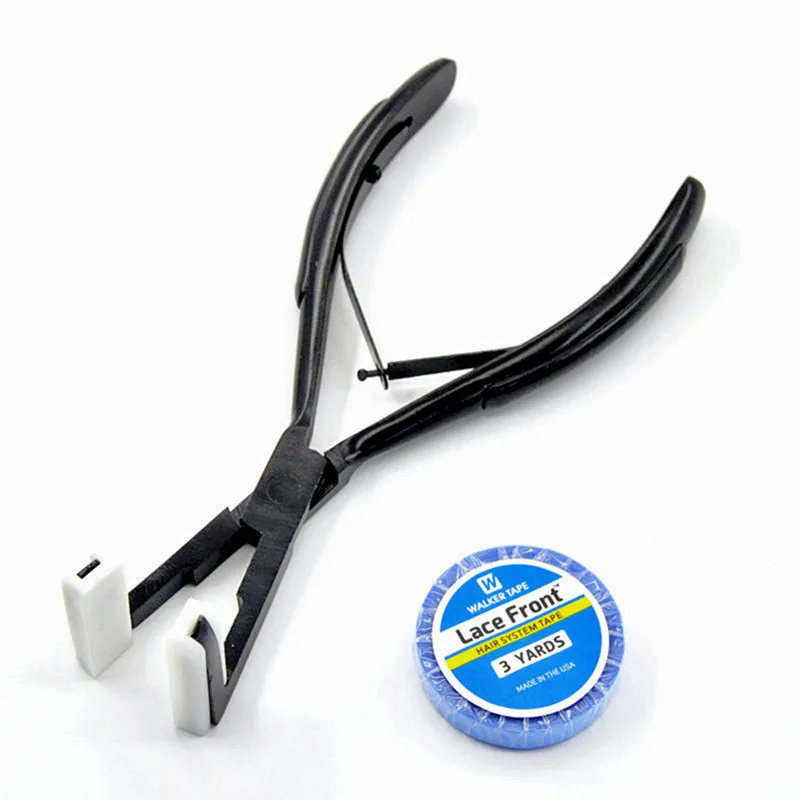 

Tape in Hair Extensions Pliers Flat Surface Tape Extensions Human Hair Sealing Pliers Professional Hair Extension Tools