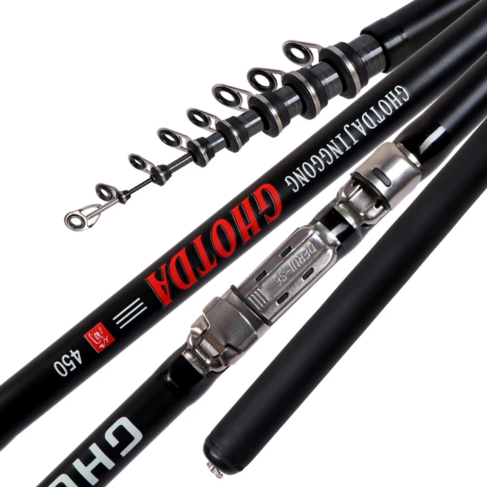 Портативная удочка для ловли карпа 3 6 м 4 5 7 2 телескопическая морской рыбалки