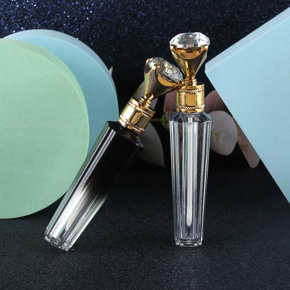

Gloss Lip Bottle DIY Organizer Makeup Container Tube Cap Diamond 3ML