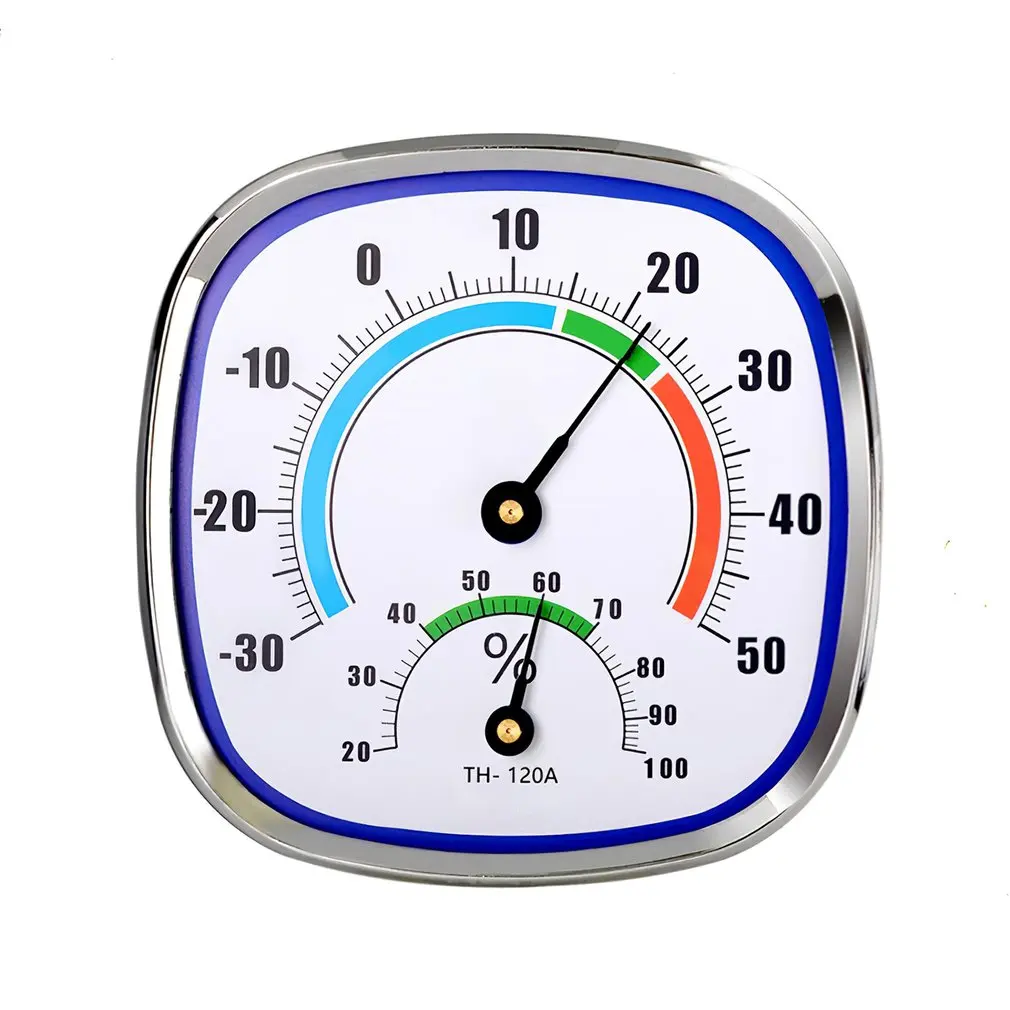 

Домашний термометр-гигрометр и измеритель влажности, настенная указка для помещений, металлический прочный измеритель, игловый стол