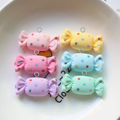 10 шт., Разноцветные Подвески для сережек, 27x12 мм