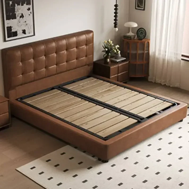 Фото Креативная красивая двуспальная кровать Queen Elegant European Luxury King Frame Bed Stores Sun Salon Muebles Para El Hogar Salon Furniture №4