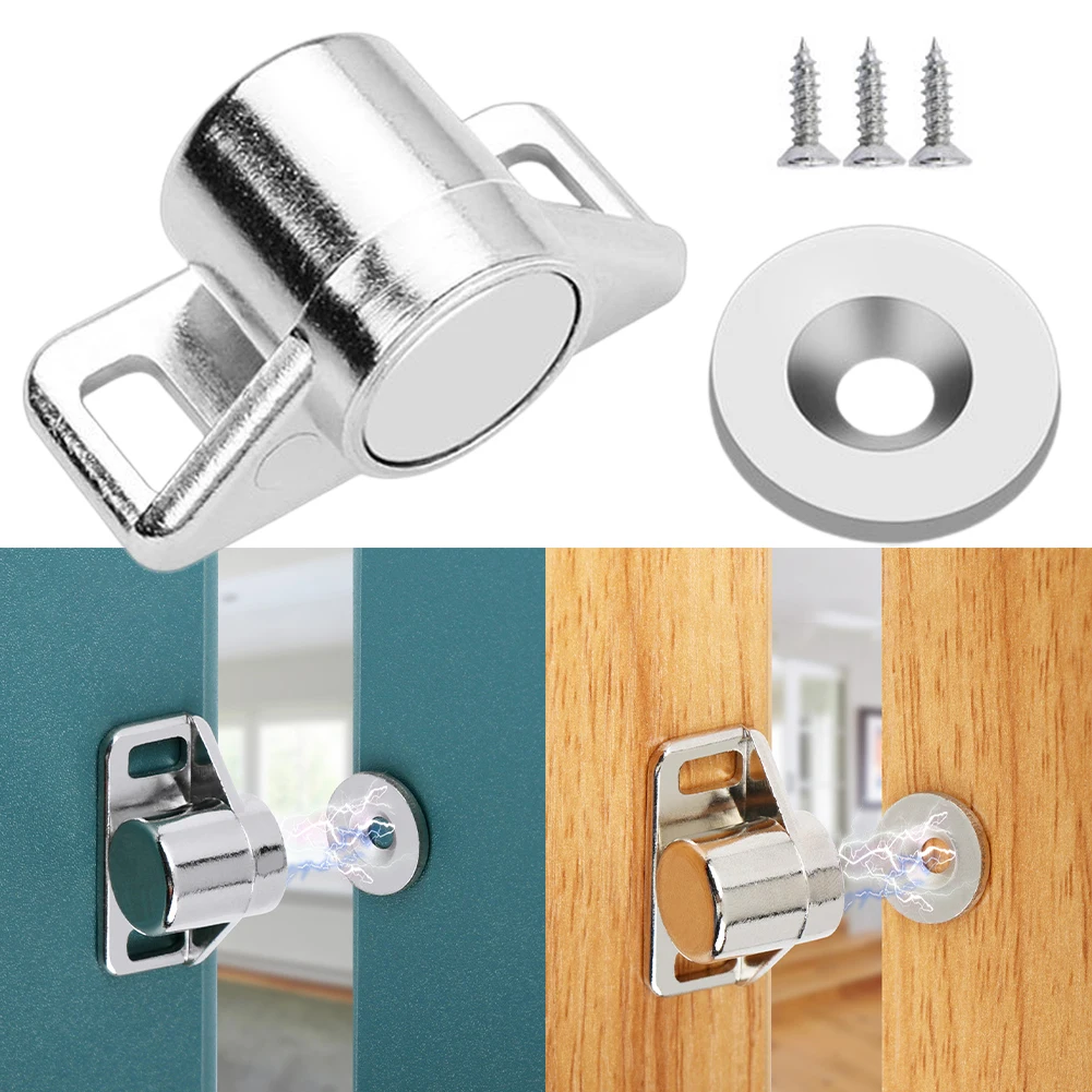 

Magnetic Door Catches Zinc Alloy Magnetic Catch Latch Kitchen Cupboard Wardrobe Cabinet Latch Catch For Door Cabinet Cupboard