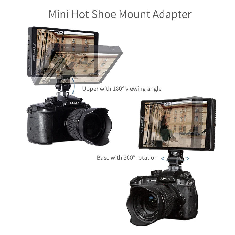 Монитор FEELWORLD F7 PRO сенсорный экран 7 дюймов 3D LUT полевой директор для камеры 4K 60 Гц HD