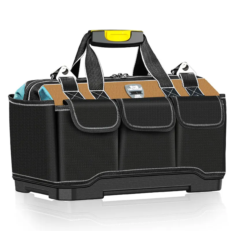 

Electrician Portable Tool Bag Multifunctional Organizer Canvas Large Capacity Tool Bag Multi Pocket Sac A Main Toolkit