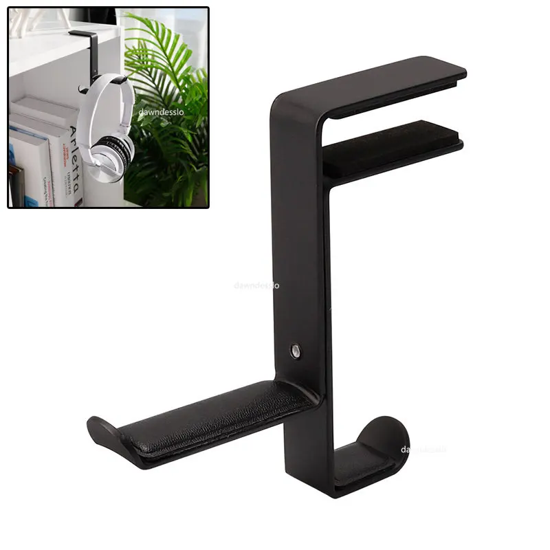 

Desk Mount Universal Office Hanger Gaming Headphone Stand Bracket Display Rack Headset Holder Space Saving Table Clamp