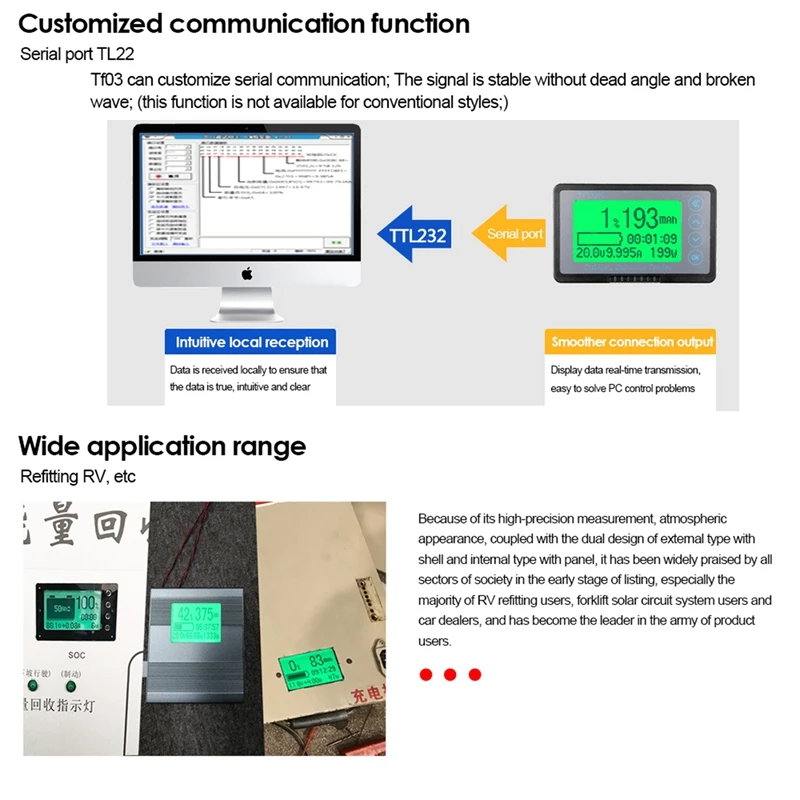 TF03K Кулоновый измеритель индикатор уровня заряда батареи для туристического