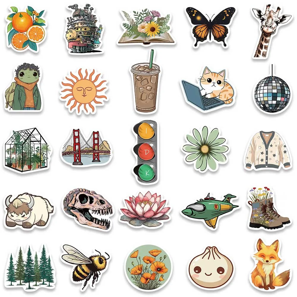 Стикеры Мультяшные горячие точки 10/30/50 шт.