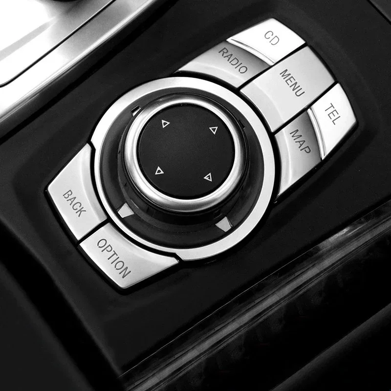 Для BMW 3 5 серии X1 X5 X6 E90 E60 E84 E70 E71 хромированное покрытие ABS iDrive центральная