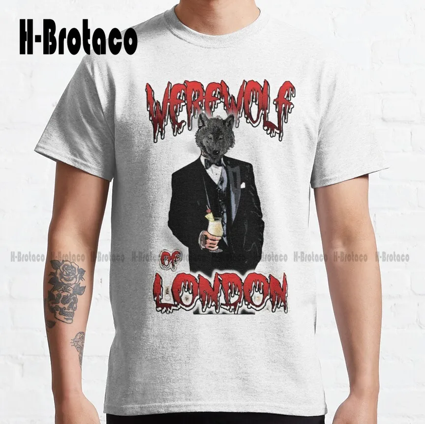 

Werewolf Of London Classic T-Shirt Custom Aldult Teen Unisex Digital Printing Tee Shirts Custom Gift Xs-5Xl Unisex New Popular