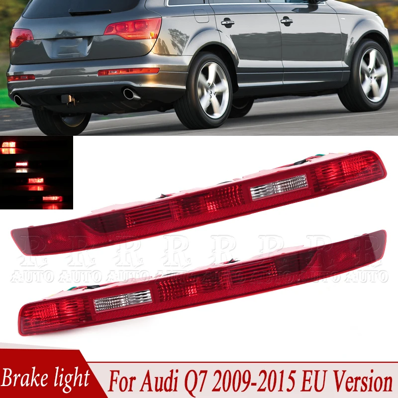 Фото Для Audi Q7 2009-2015 европейская версия автомобиля задний бампер стоп-сигнал в сборе указатель поворота противотуманная фара 4L0945095 4L0945096 №1