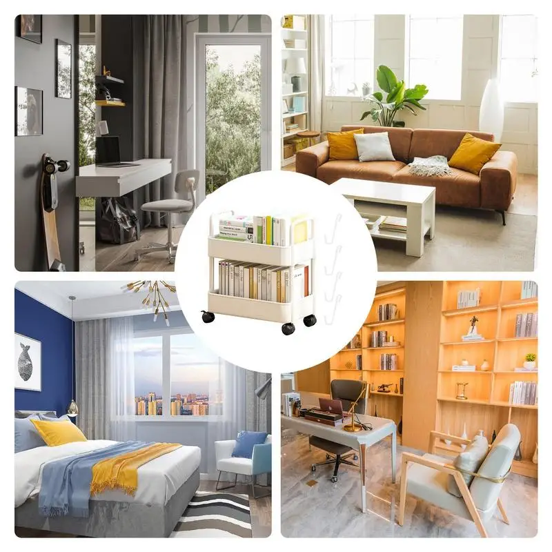 Подвижный стол книжная полка стеллаж для хранения книг органайзер журналов