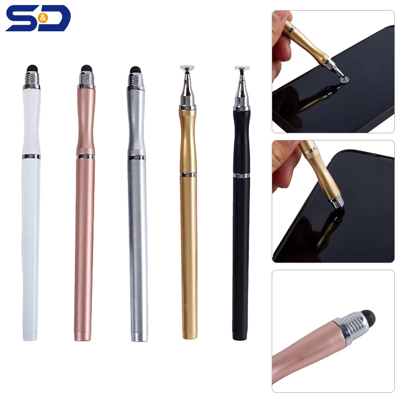 

2 in 1 Universal Stylus Pen for Tablet Cell Phone Android iOS Touch Screen Tablet Touch Pen For Apple Pencil 2 1 iPad Pen