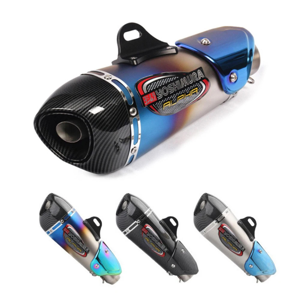 

Motorcycle ID:51mm Exhaust Pipe Muffler With DB Killer FOR KAWASAKI W800 NINJA ZX6R NINJA 125 FOR YAMAHA MT-09 MT09 MT-15 MT15