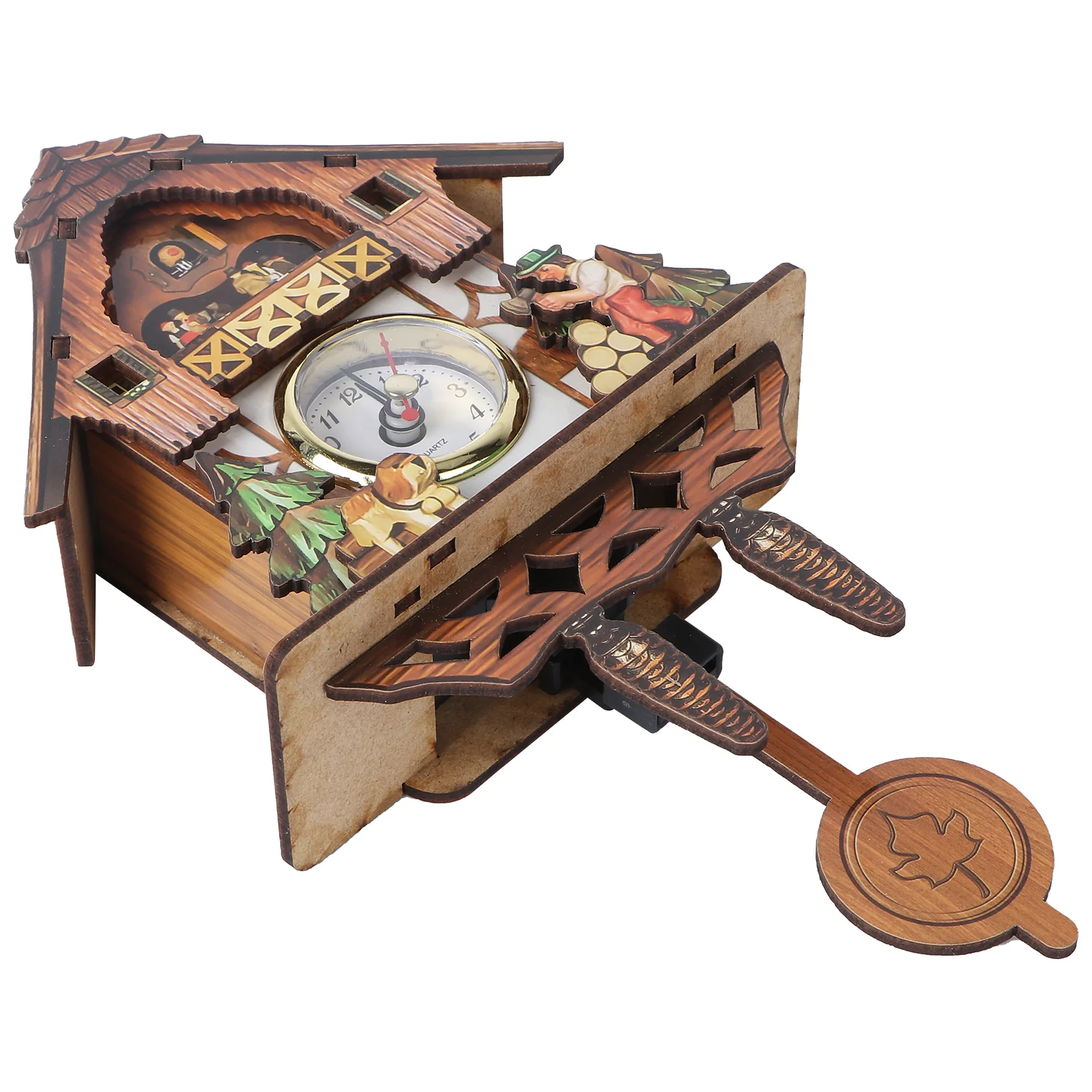 

Wall Clock Cuckoo Shaped Clock Pendulum for Home Cafe Bar Wall Decor