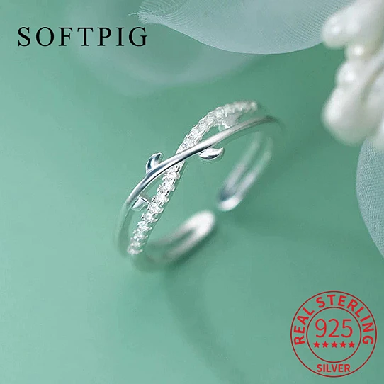 

Женское кольцо из серебра 925 пробы, с фианитами