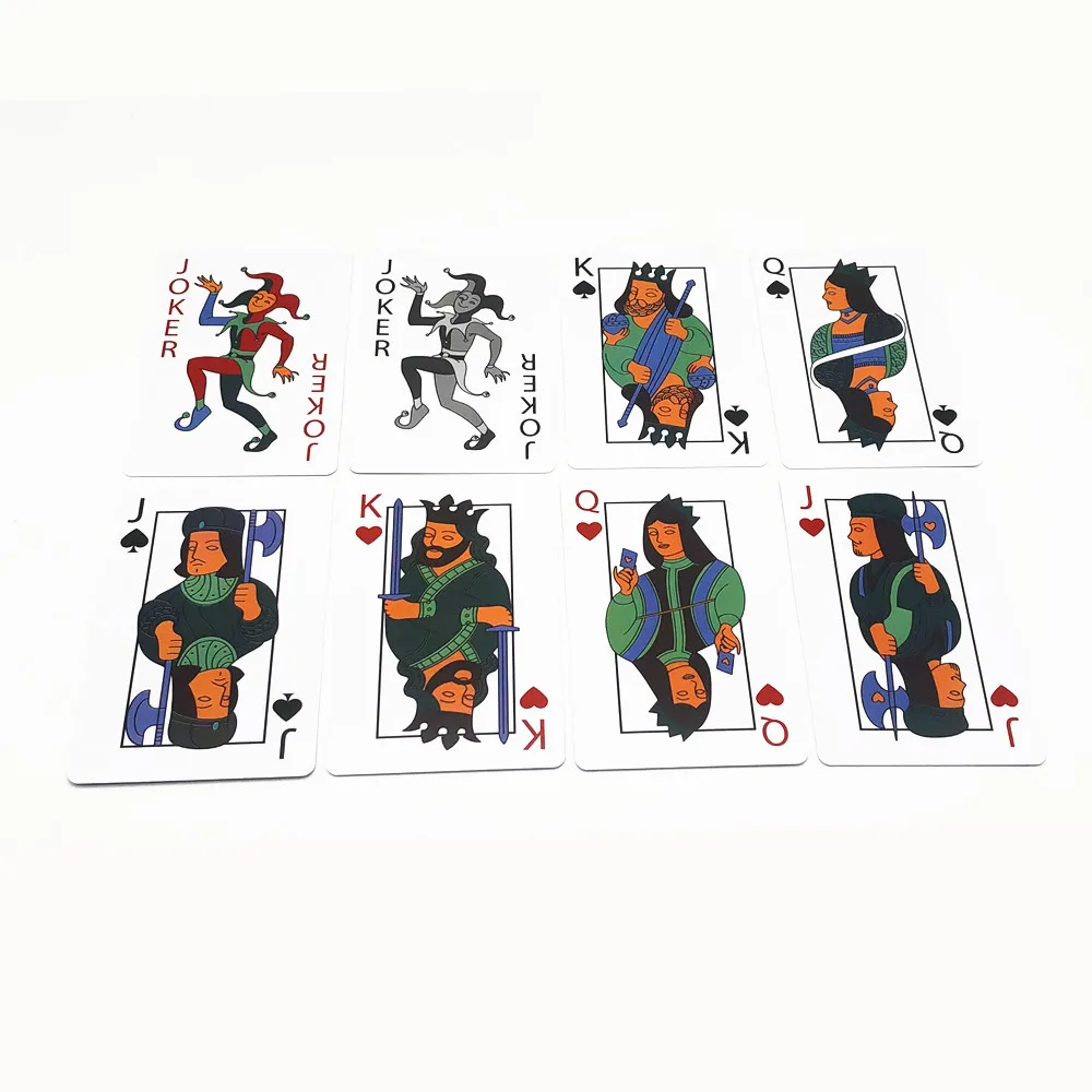 Новые 1 колода крутые покерные карты бумажные игральные семейная партия игра