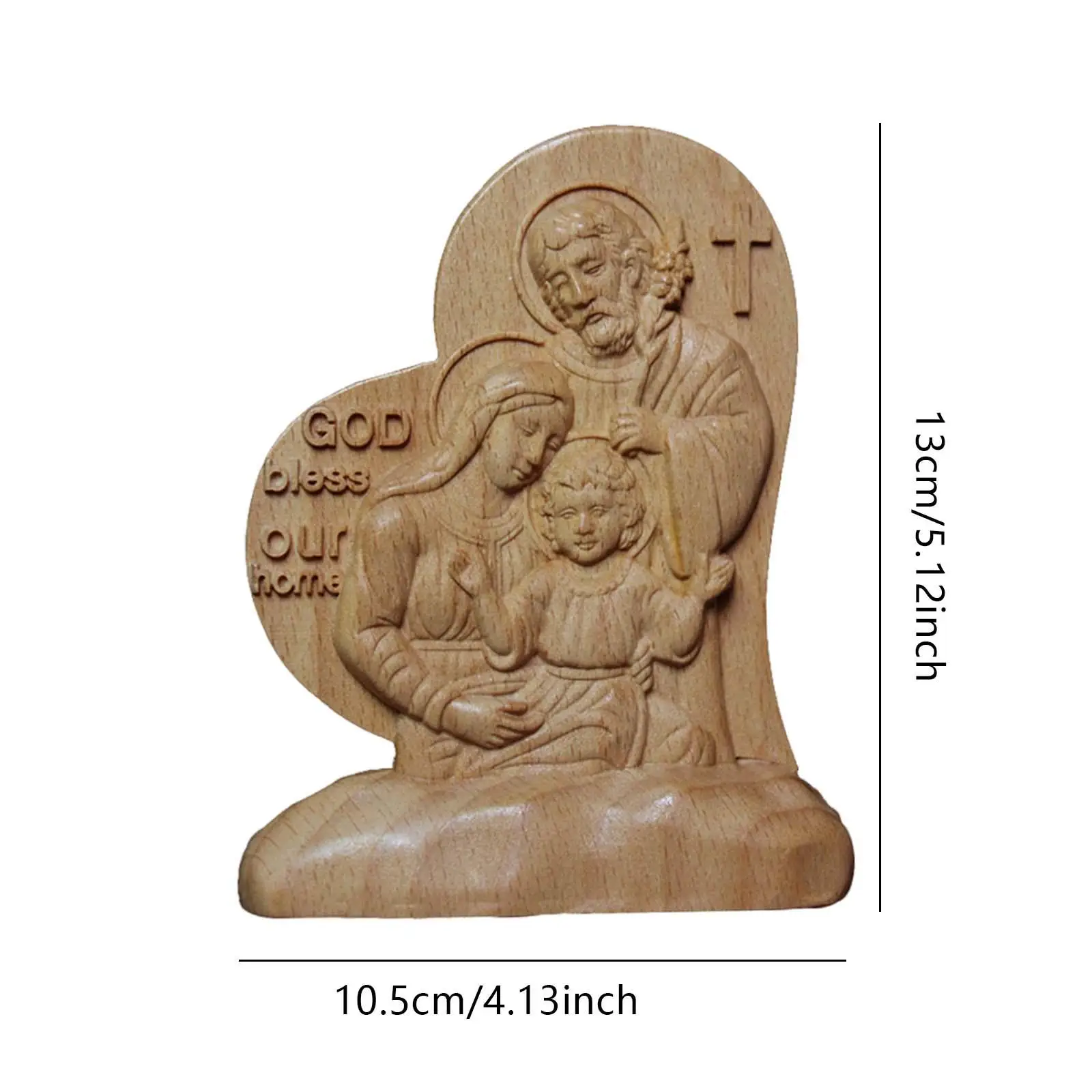 Статуя Святой семьи Иисус Мэри Джозеф религиозная фигурка настольная коллекция