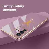 luxury 6d plating silicone case for vivo s12 pro s9 s7 s6 iqoo 8 pro 7 neo 5 x70 x60 x50 x30 x27 pro y76s y97 y95 y93 y20 y70s