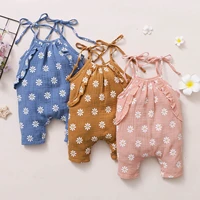 6 9 12 18 months baby girls romper summer clothes ruffles floral printed suspender jumpsuit infant outfit fashion girls clothing