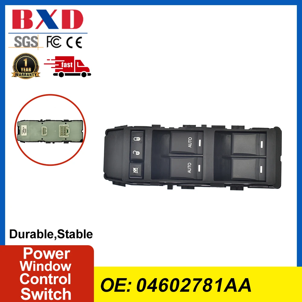 

Переключатель управления окном питания 04602781AA для Chrysler 200 Sebring Aspen, зарядное устройство Dodge Caliber Avenger, Jeep Commander, Ram Dakota