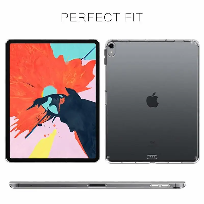 Фото Чехол для iPad Pro 12,9 2015 2017 360 полный защитный силиконовый чехол для iPad 12,9 